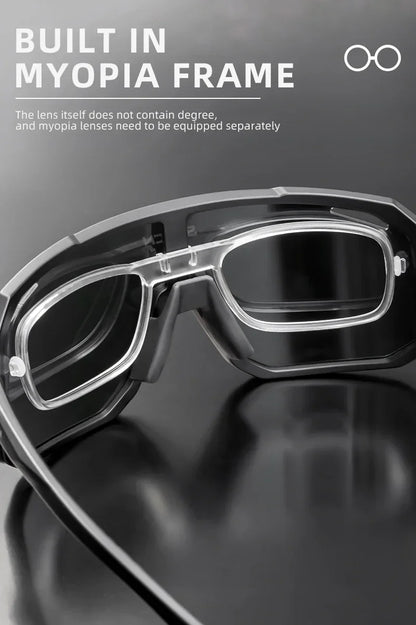 Scvcn New Men's UV400 Photochromic Cycling Sunglasses Women Sports Running Eyewear for Men Glasses Road Bike Bicycle Goggles