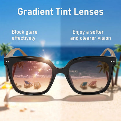 Retro Oversized Sunglasses Women Trendy Polarized Fashion Glasses UV400 Protection Luxe Lunette Soleil Femme Lentes De Sol Muje