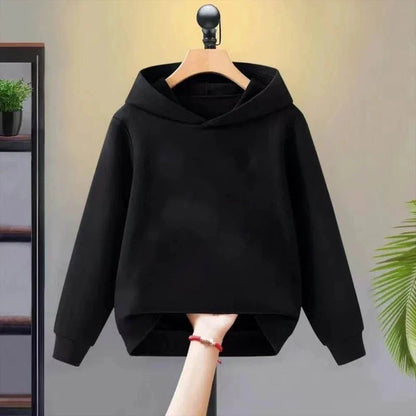 Children's Hoodies Suit Suitable Girls Boy Black Small Bear Brand Print Age 3-12 Coat Toddler Long Sleeves Leisure Clothing