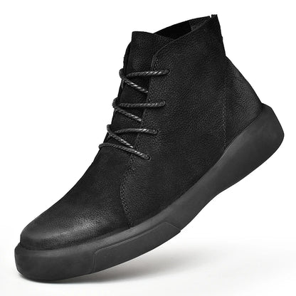 Mens Genuine Leather Winter Ankle Military Treking Tactical Boots Outdoor Men Shoes