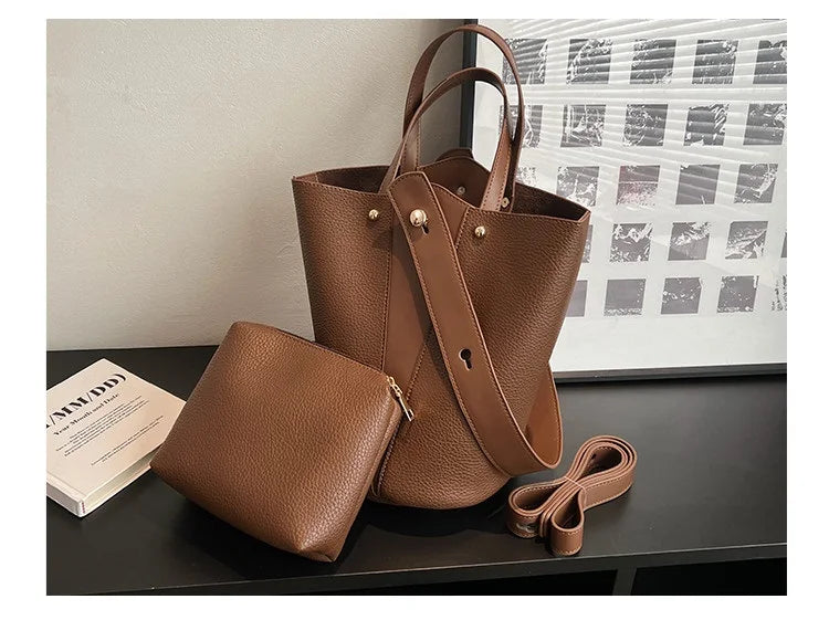 Fashion Trending Brand Luxury Designer Women Bags Female Handbags Solid Bucket Bag For Women 2026 Crossbody Shoulder Bags Totes