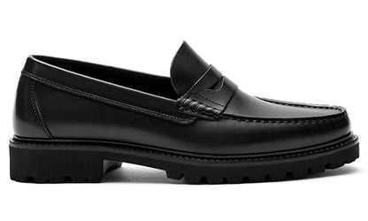 Handmade Men's Loafer Shoes High Quality Wear-Resistant Full Grain Leather Casual Shoes