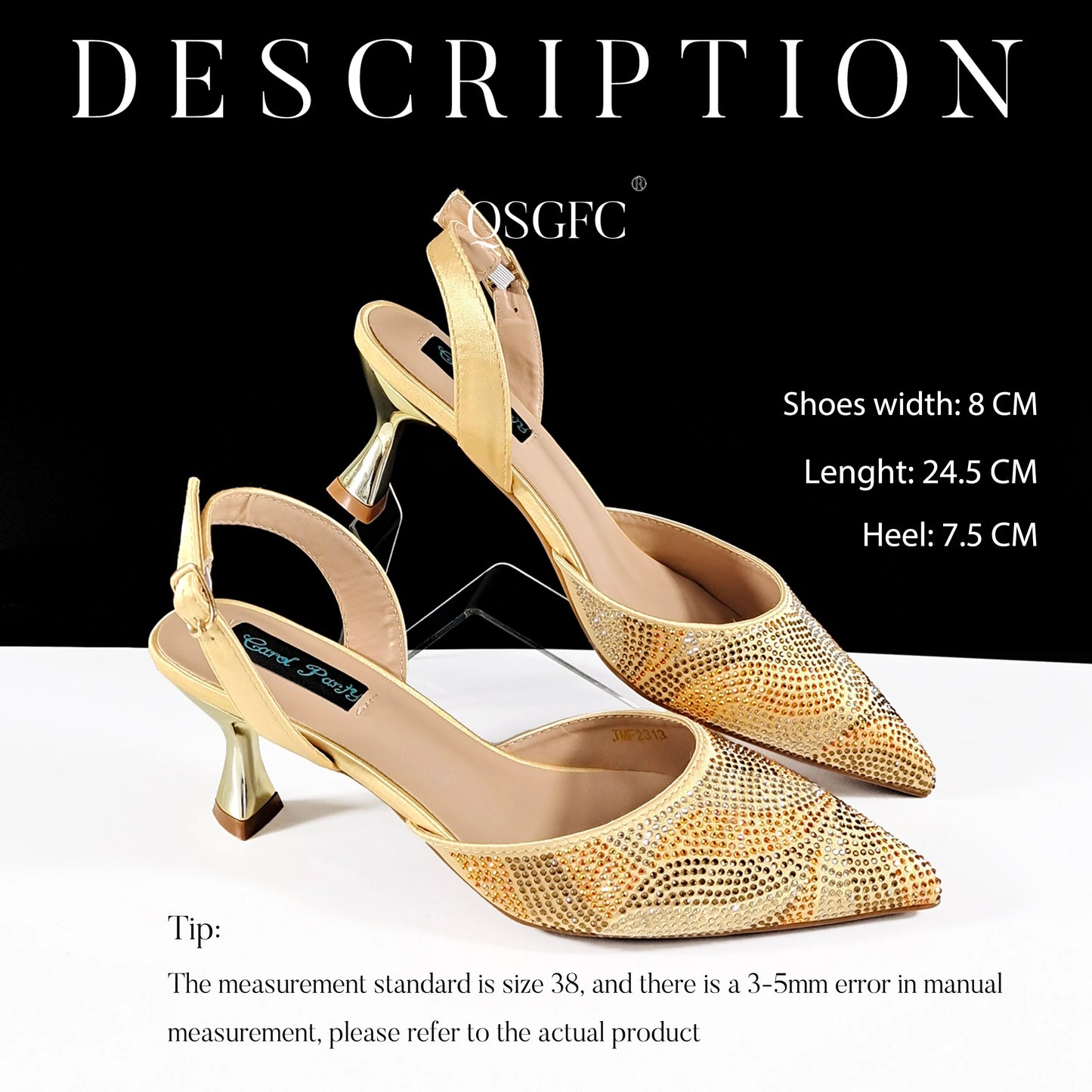 Glamorous Party Shoes & Bag Set: In Stock Elegant Heels with Matching Purse for Party Occasions