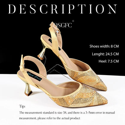 Glamorous Party Shoes & Bag Set: In Stock Elegant Heels with Matching Purse for Party Occasions