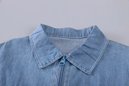 New Summer Boys Denim Clothing Sets Children Fashion Cartoon Lerrer T Shirt Shorts 2pcs Infant Baby Casual Outfits Suits