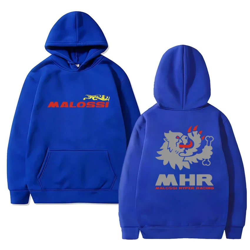 Hot Sale New in Malossi Theme Graphic Hoodie 2025 Men Women harajuku Hip Hop Y2k streetwear Unisex Fleece Long sleeve pullover
