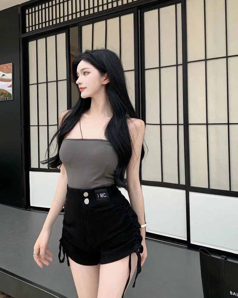 Sexy Womens Denim Shorts Tight High Waist Skinny Short Pants for Women To Wear Jeans Booty Korean Style Low Price Elasticty Hot