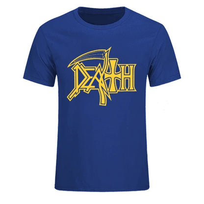 New DEATH ROCK BAND HEAVY METAL Men T-shirt Casual Round Neck Oversized Cotton T Shirt Birthday Gift Tshirt Fashion Streetwear