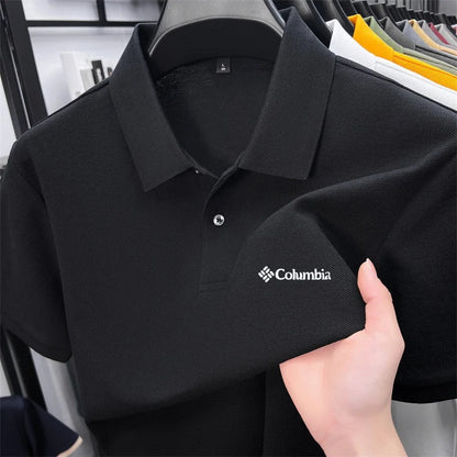 Cotton100% Men's Summer Luxury High Quality Short Sleeves Polo Shirt Letter Printing 25colors Brand T-Shirt Business Men's Wear