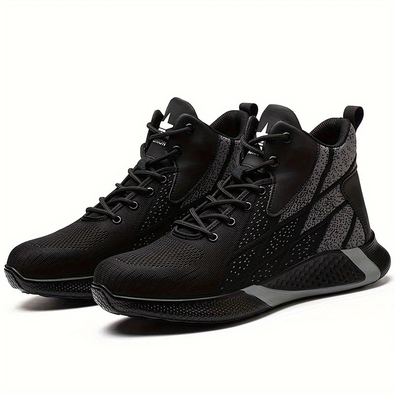 Anti-Smash Anti-Puncture Safety Shoes Men For Work Sneakers Women Men Steel Toe Work Shoes Security Protective Shoes Lightweight