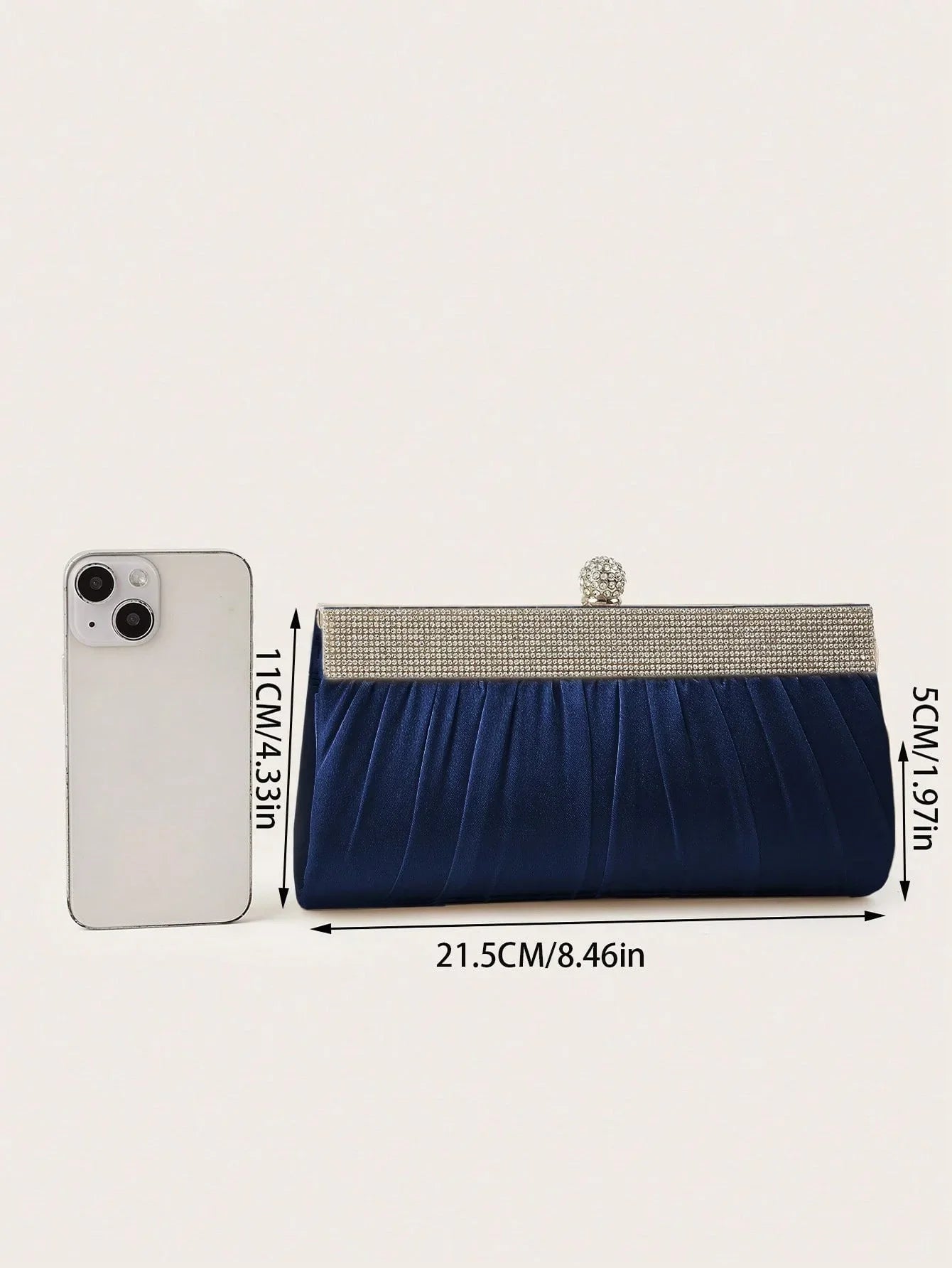 Fashionable, elegant, sparkling rhinestone women's clutch, evening bag, party bag, exquisite and charming ball banquet bag.