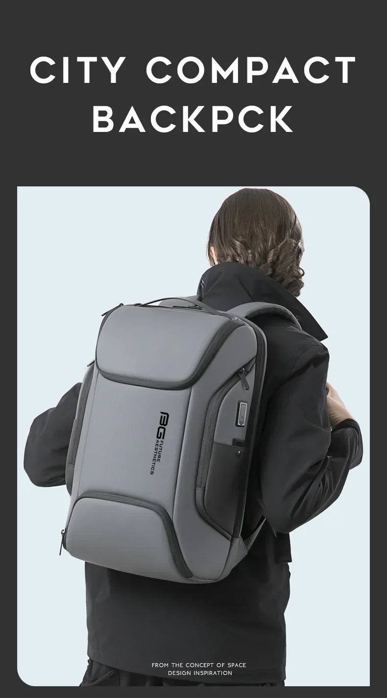 Business USB Charging Smart Backpacks Fits 15.6 Inch Laptop Commute Backpack WaterProof Carry On Bag for Men Travel Bags