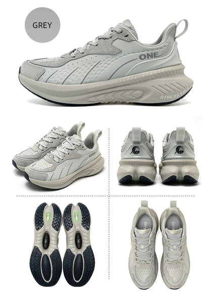 2025 Winter Training Running Shoes for Men Sport Shoes Leather Warm Wear-resistant Female Jogging Shoes Walking Sneakers