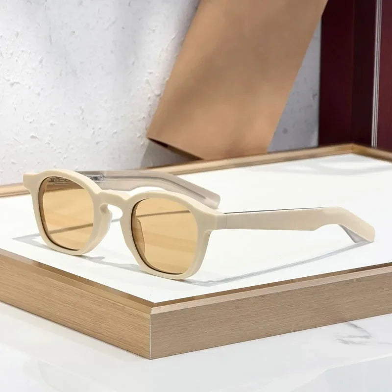 Modern Square Classical Sunglasses Men Women Handmade Fashion High Street Premium Quality UV400 Glasses with Case