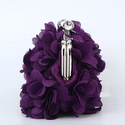 Flower Dinner Purse Designer Floral Chain Crossbody Bride Handbag Clutches Woman Petal Evening Party Clutch Wedding Dress Bag