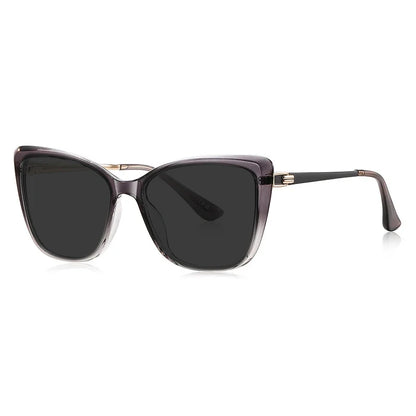Ladies' Big Frame Brand Design Anti UV Myopia Sunglasses with Diopter 0 -0.5 -1.25 -1.5 -2.0 -2.25 -2.5 -2.75 -3.0 -3.5 ~ -6.0