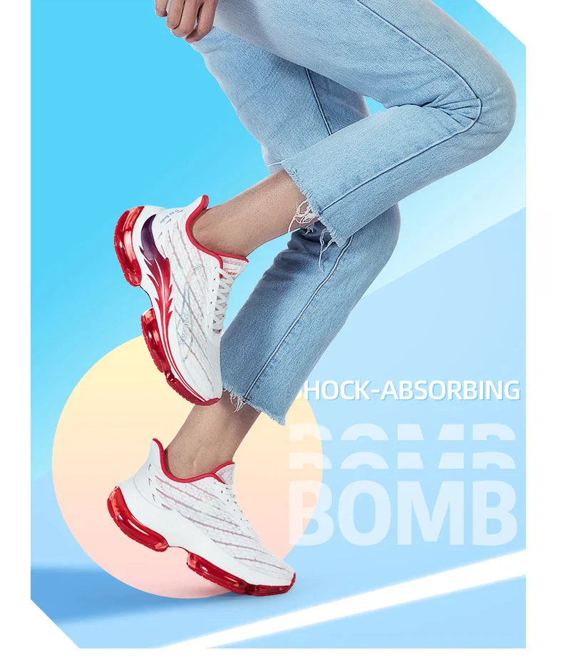 Non-Slip Shock-Absorbing Pair Shoes Women Jump Rrope Sneakers Air Cushioned Running Shoes