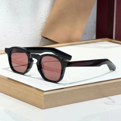 Modern Square Classical Sunglasses Men Women Handmade Fashion High Street Premium Quality UV400 Glasses with Case