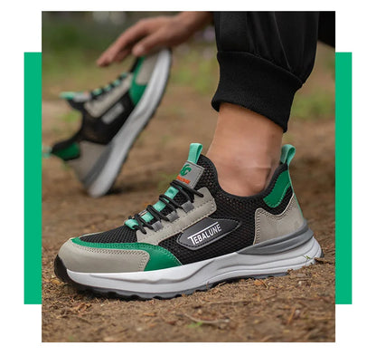 Composite Toe Cap Labor Shoes Sneakers For Men Puncture-Proof  Security Protective Boots Indestructible Male Footwear