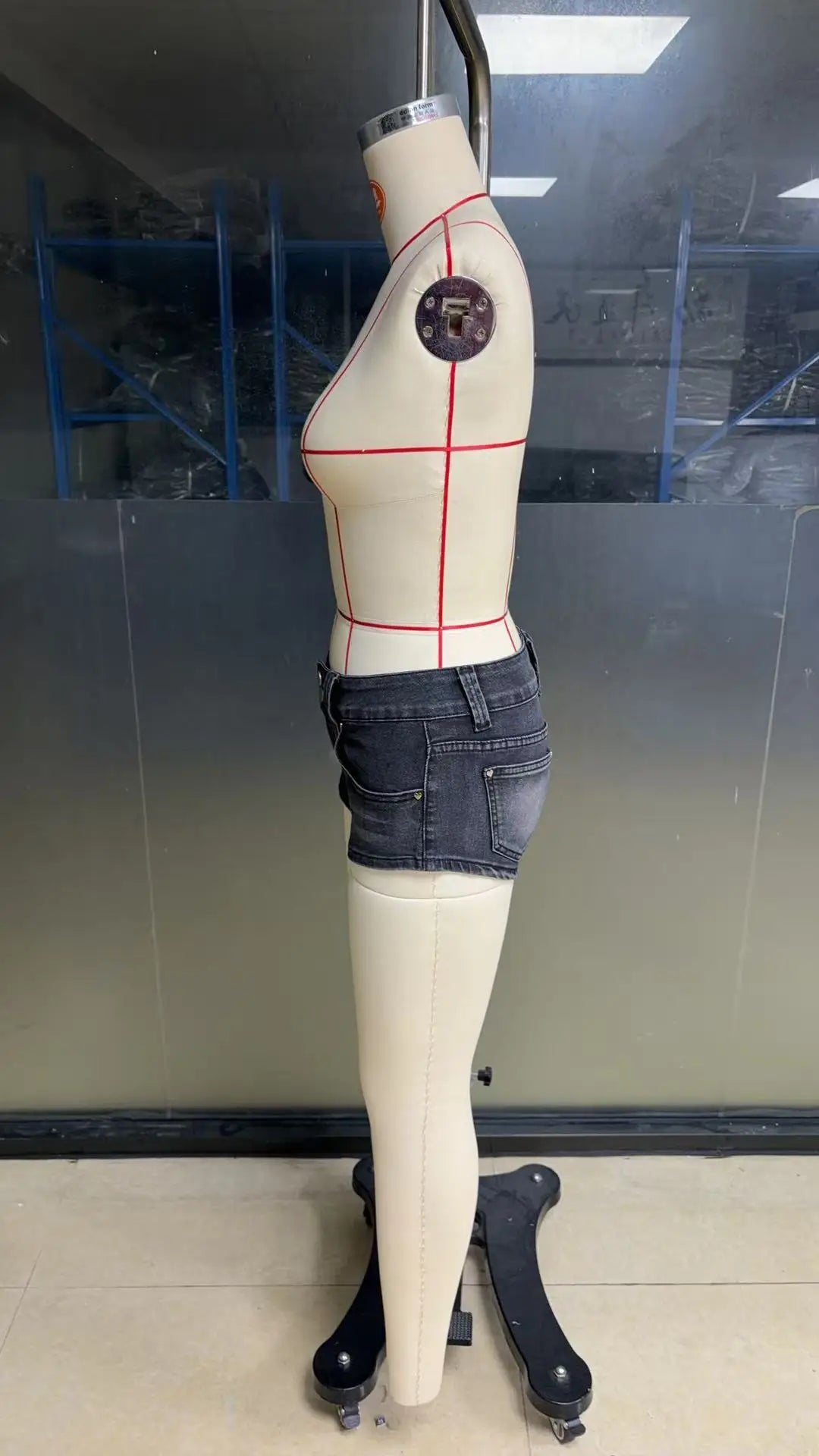 2026 Summer New Women's Sexy Low-rise Tight Elastic Super Short Denim Micro Mini Shorts