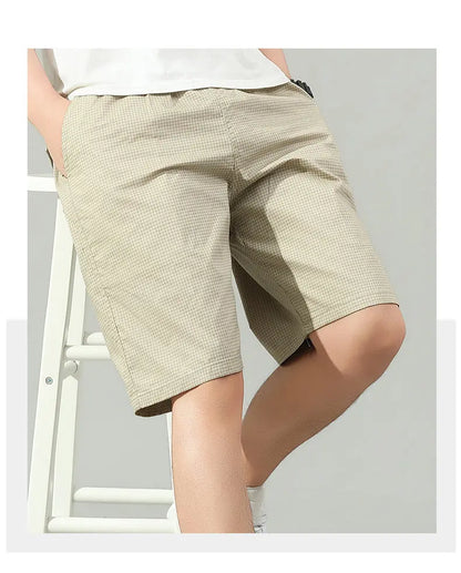 Men's Casual Shorts Relaxed Fit Running Beach Sweat Shorts Elastic Waist Summer Short Pants