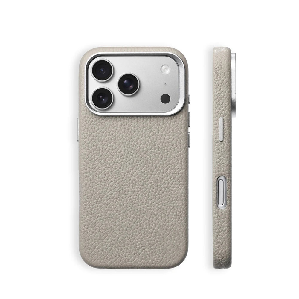 Luxury Magnetic Lychee Texture PU Leather Case For iPhone 17 16 Pro Max 15 14 13 For Magsafe Alloy Lens Shockproof Bumper Cover