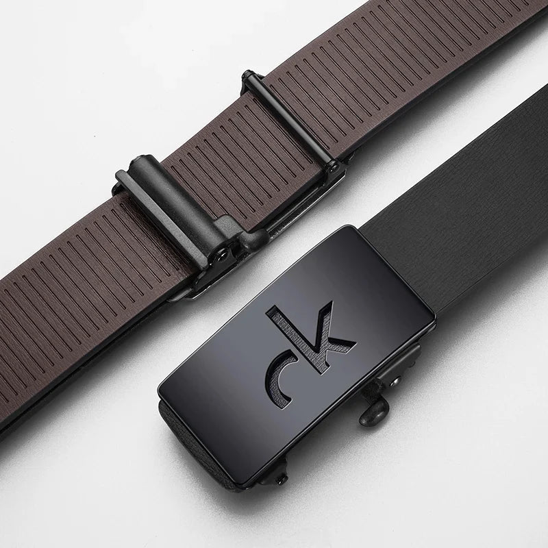 Men's Automatic Buckle Belt Fashion Men's Business Casual Belt Trend Simple Gift For Boyfriend Father's Birthday