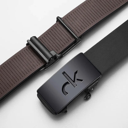 Men's Automatic Buckle Belt Fashion Men's Business Casual Belt Trend Simple Gift For Boyfriend Father's Birthday