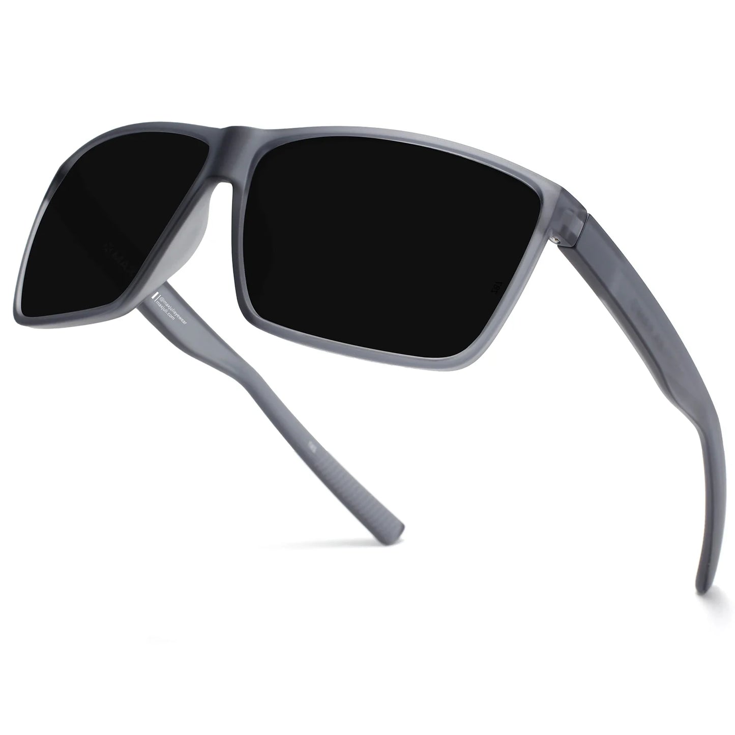 XL Z87 Polarized Safety Sport Sunglasses for Men Women Big Wide Heads TR90 Ultralight UV400 Oversized Outdoor Work Shades 8108