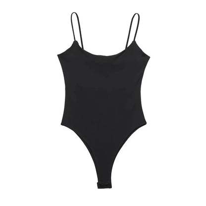 2025 Sexy Tight Bodys for Women White Black Backless Bodysuit Women One Pieces Jumpsuits for Women Sexy Lingerie Bodysuit