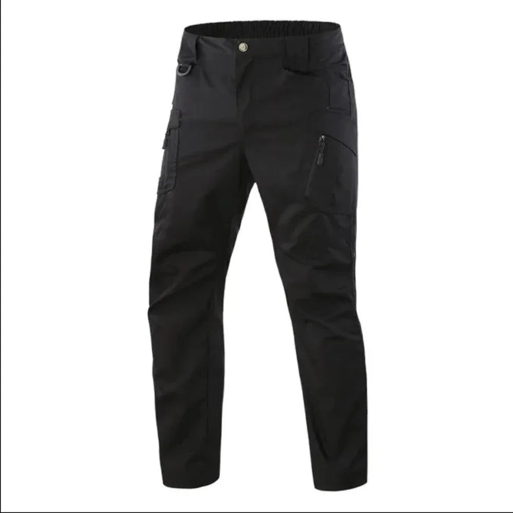 Asian Size Men Cargo Pants Trousers Multi-pocket Waterproof Wear-resistant Casual Training Overalls Clothing Comfortable Breatha