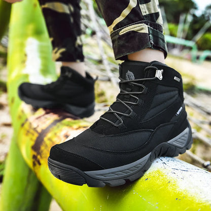 Summer Fashion Men Boots Outdoor Leather Boots Breathable Combat Boots Plus Size 46 Desert Boots Walk Shoes Autumn