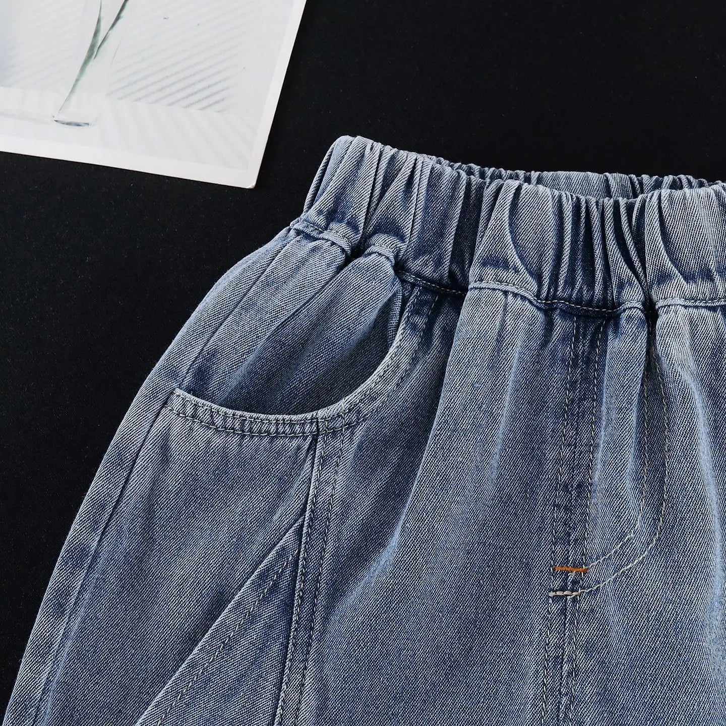 New Summer Fashion Baby Boys Clothes Suit ChildrenPocket Patch T-shirt+ Denim Shorts 2Pcs/Set Toddler Clothing Kids Tracksuits