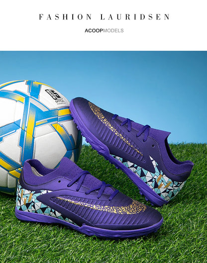 New Kid Match Boys Professional Non-Slip Comfortable Football Boots Sneakers Match Soccer Shoes Outdoor Sports Shoes Unisex
