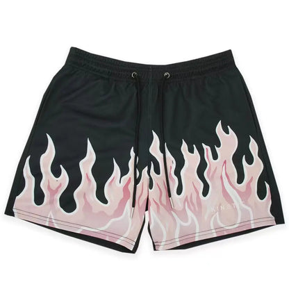 Summer Mens Sports Gym Fitness Running Basketball Short Pants Quick Dry Mesh Trend Jogger Beach Casual Motorcycle Shorts