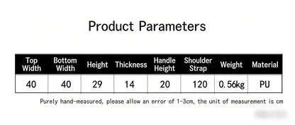Capacity Black Shoulder Bags For Women Large Shopper Bag Solid Color Soft Leather Crossbody Handbag Travel Tote Bag