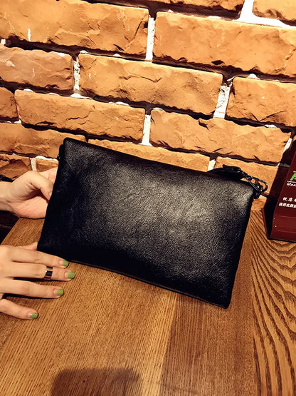 Folding design women Clutch Fashion rivets PU Leather Ladies Crossbody Bag chain Female Shoulder bag Clutches black wallet