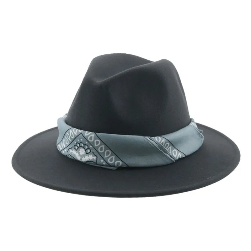 Hats for Women Fedoras Felted Hat Men Women Band Western Cowboy Jazz Caps Dancer Outdoor Women Fedora Hat шляпа женская шляпа