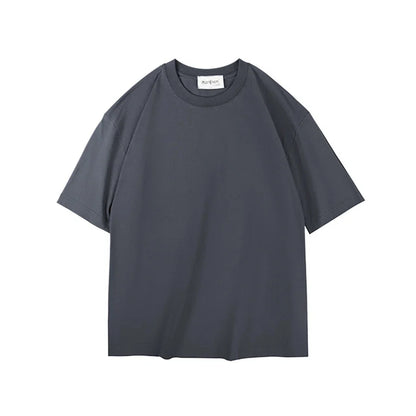 WAVLATII Women New Oversized T Shirts Female 260 GSM White Casual Streetwear Tees Unisex Solid Korean Cool Tops for Young WT2560