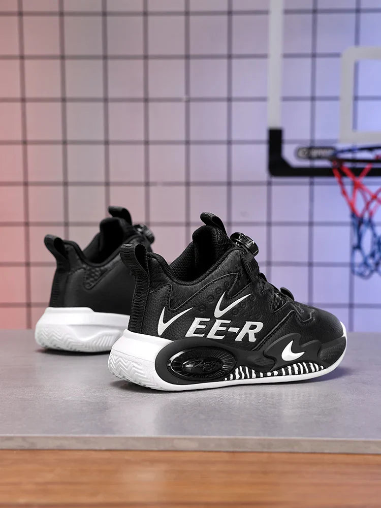 Children's basketball shoes, teenagers' ankle shoes in autumn and winter, boys' casual shoes and outdoor running shoes