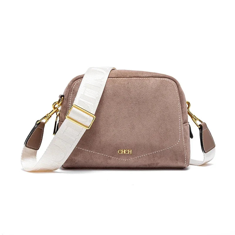 Classic Style Fashion Retro Women's Crossbody Bag Autumn and Winter New Women's Shoulder Bag Pure Colour Simple Fine Workmanship
