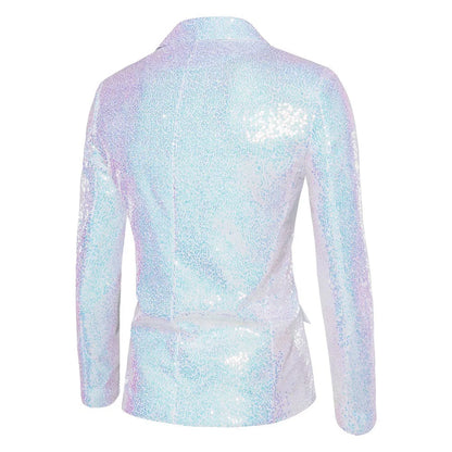 Suit Men's Performance Dress Sequined Suit Nightclub Men's Clothing Host Master Studio Men's Jacket