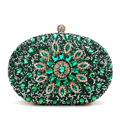 Diamond Women Luxury Clutch Evening Bag Wedding Crystal Ladies Cell Phone Pocket Purse Female Wallet for Party Quality Gift