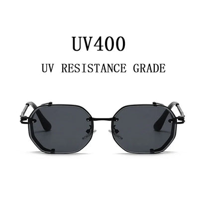 Steampunk Sunglasses For Men Punk Retro Sunglasses Women Trendy Vintage Fashion GlassesLuxe Gafas De Sol Hombre Zonnebril Heren