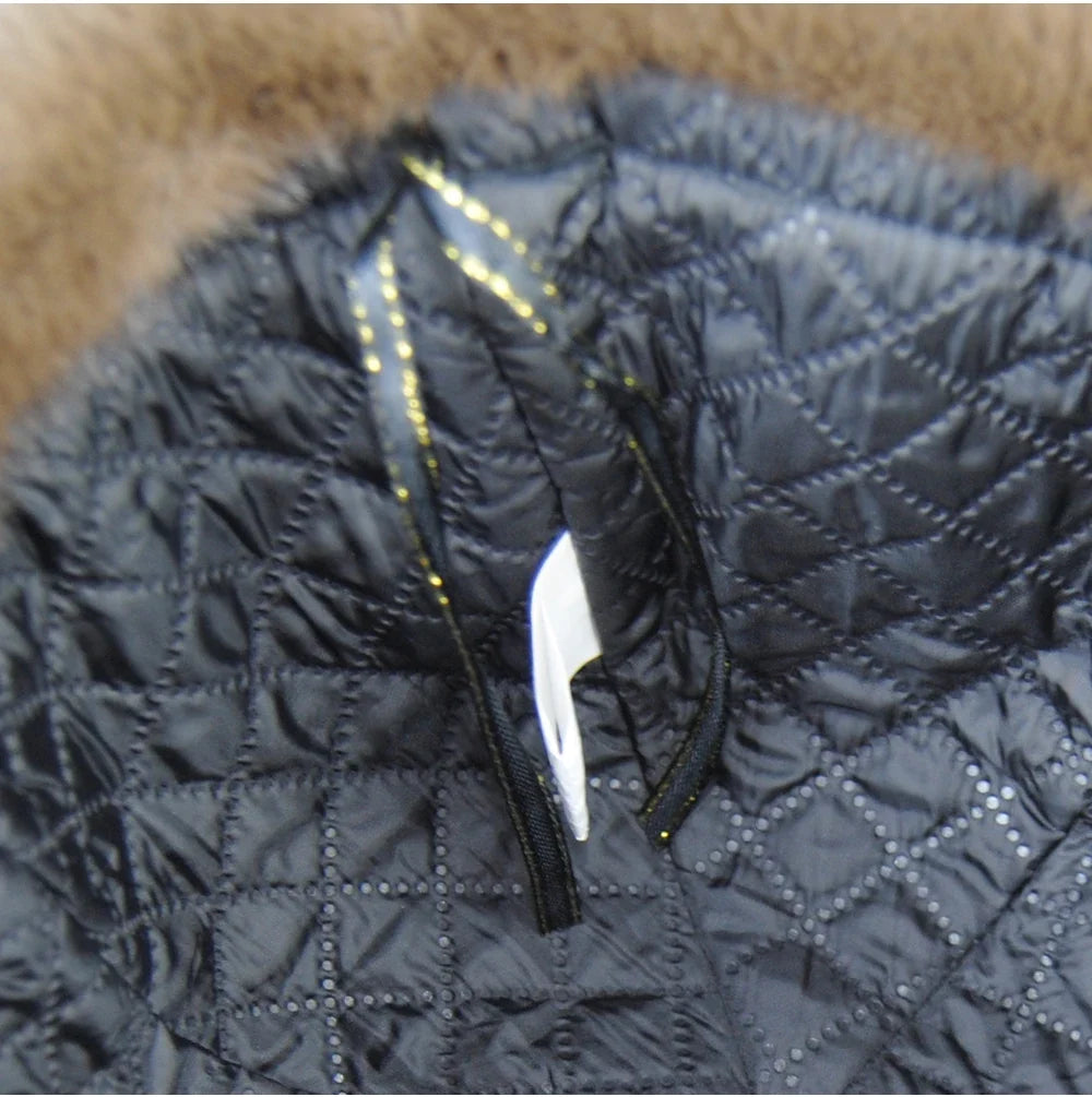 Hot Sale Faux Mink Fur Hat Winter Genuine Baseball Cap Russia Fashion Elegant Lady Warm Faux Fur Ball Straw Hat