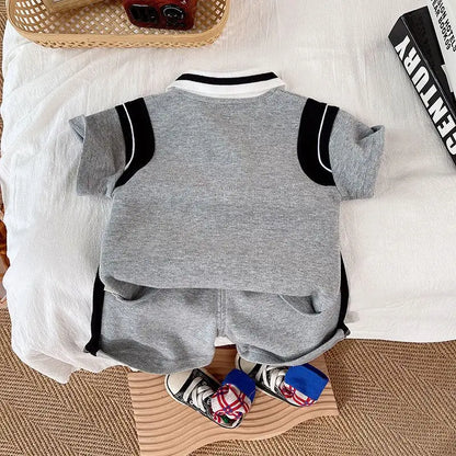 New Summer Baby Girl Clothes Suit Children Boys Fashion T-Shirt Shorts 2Pcs/Sets Toddler Casual Cotton Costume Kids Tracksuits