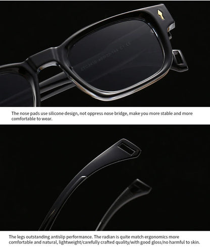 Fashion Sunglass Men Vintage Square Sunglasses Women 2025 Trendy Glasses Gafas De Sol Hombre Lunette Soleil Femme Dropshipping