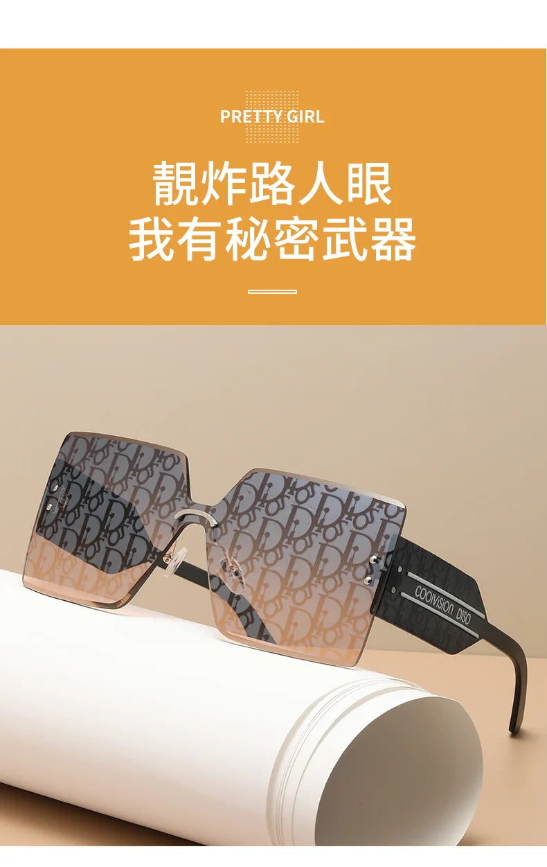 Ins 2025 Luxury Designer UV400 Sunglasses Women Men New Trendy Square Sun Glasses Ladies Vintage Small Cool Gafas De Sol