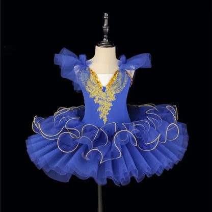 Fashion Children's Day Ballet Dance Dress Girl Tutu Mesh Princess Performance Kids Clothes Stage Summer Dresses Girls Vestidos