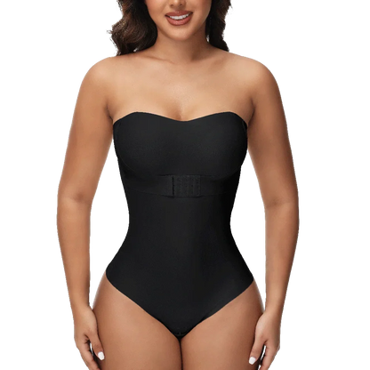 Strapless Thong Bodysuits 4XL Women Belly Control Full Body Shaper Push Up Breast Underwear Plus Size Women's Clothing